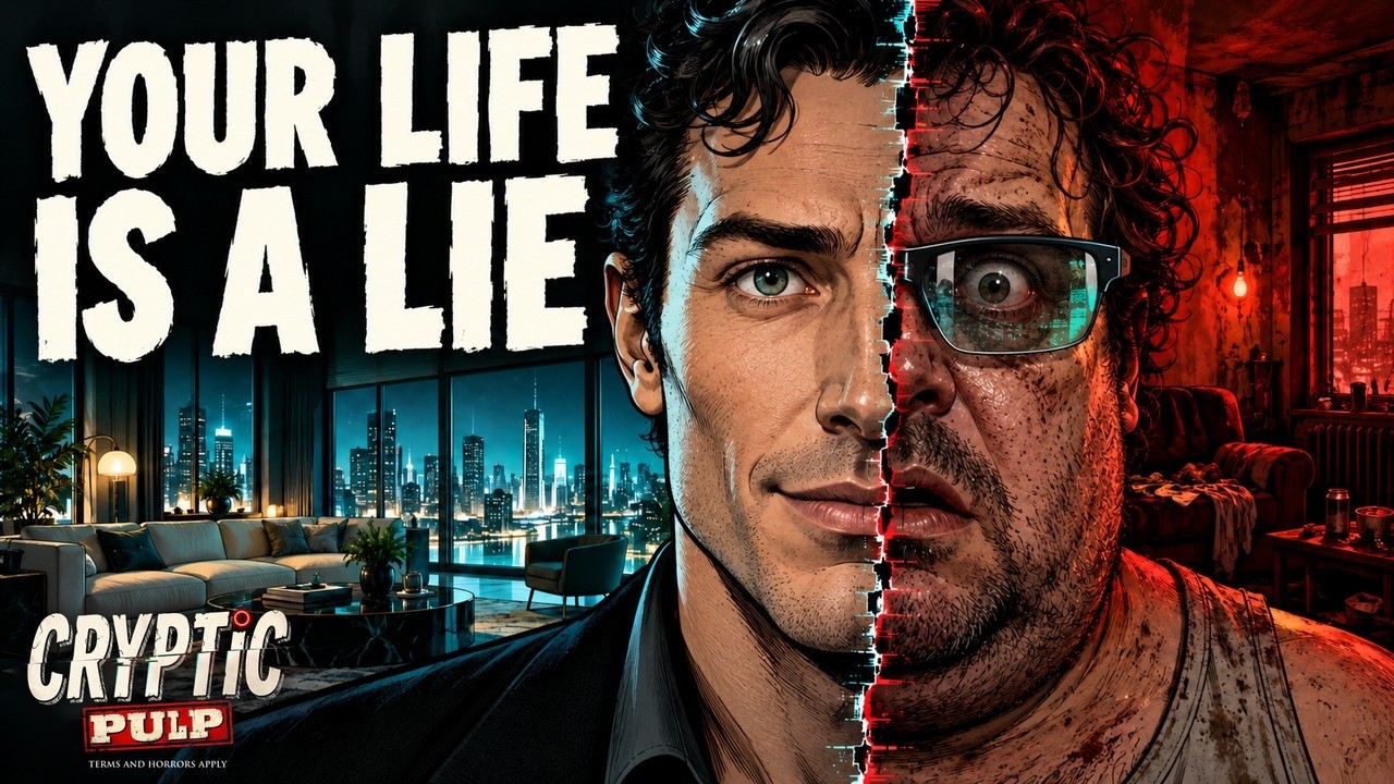 Gary split between his perfect life and the reality behind his subscription